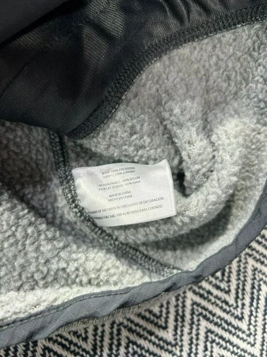 Orvis Mens XXL Gray Full Zip Fleece Vest With Quilted Accents & Pockets - Picture 4 of 6